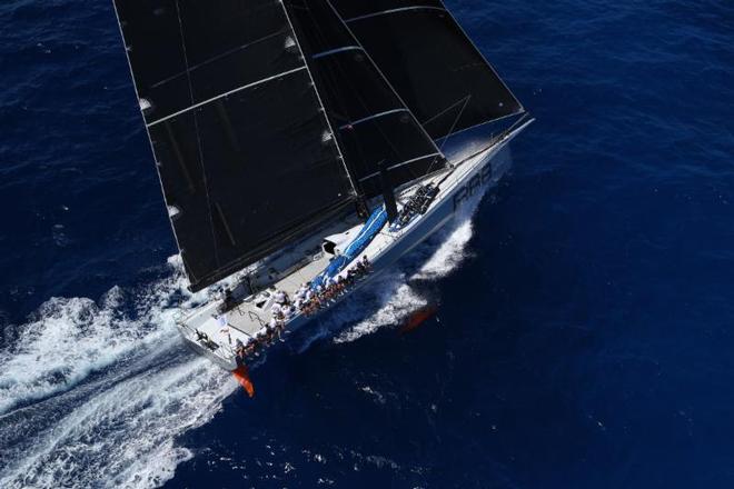 Monohull line honours for George David's Maxi, Rambler 88 (USA) - RORC Caribbean 600 ©  ELWJ Photography